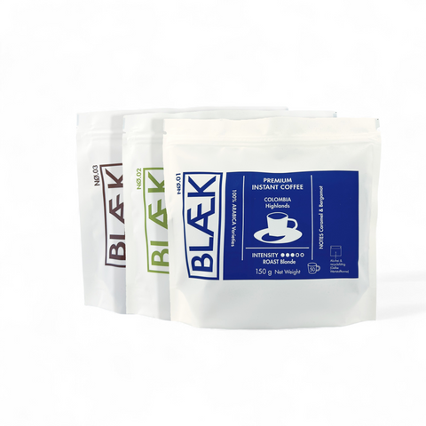 BLÆK Premium Instant Kaffee Starter-Set Classic (ohne Löffel)