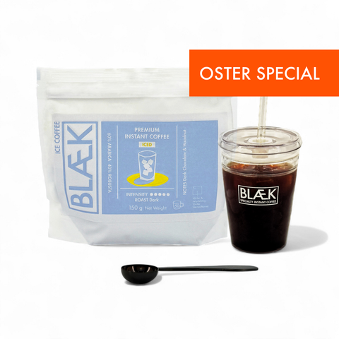BLÆK Premium Instant Coffee - Ice Coffee Starter Set 