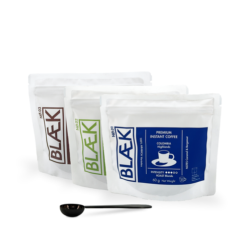 BLÆK Premium Instant Coffee Starter Set Classic