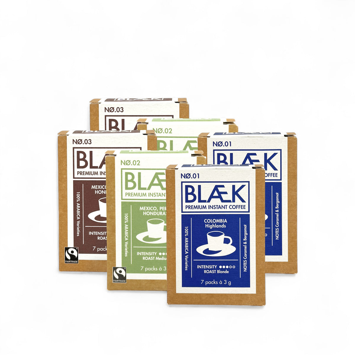BLÆK Premium Instant Kaffee Starter-Set Classic