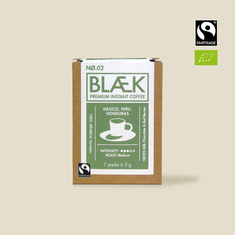 BLÆK Instant Coffee NØ.2 - Medium Roast - Box