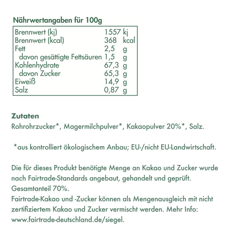 BLÆK Instant Hot Chocolate | 3 x 308g Vorteilspack