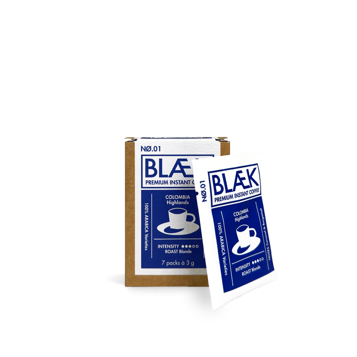 Specialty Instant Coffee BLÆK NØ.1 Colombia | Innovative premium instant coffee - BLAEK coffee