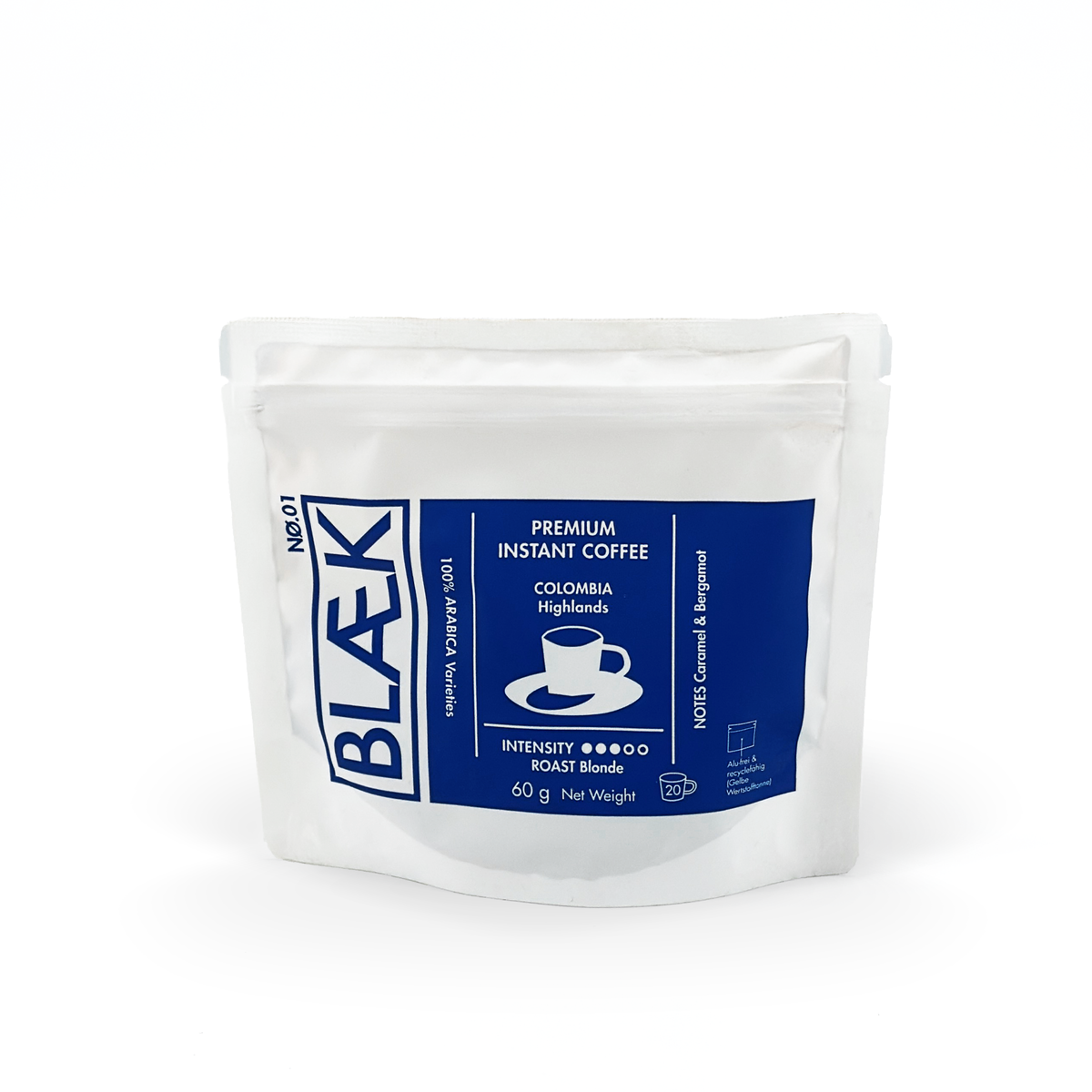 BLÆK Instant Coffee NØ.1 - Blonde Roast - Box - 60g