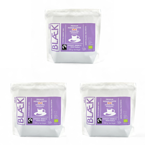 BLÆK Instant Kaffee NØ.4 | 3 x 150g Vorteilspack