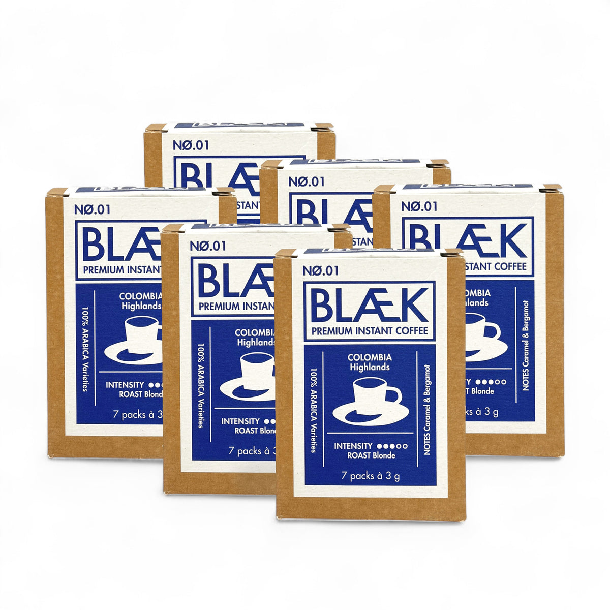 BLÆK Instant Kaffee NØ.1 | Vorteilspack | 6er Box