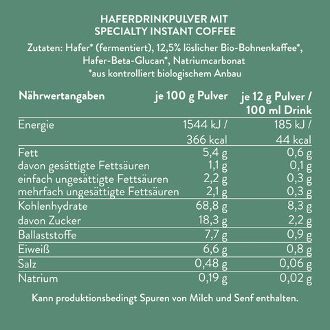 BLÆK Hafer Cappuccino | 3er Vorteilspack