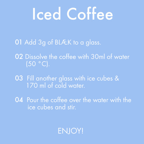 BLÆK Ice Coffee Set