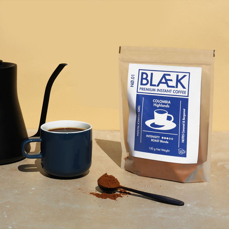 BLÆK Instant Kaffee NØ.1 - Pouch - Blond Roast (Kolumbien)
