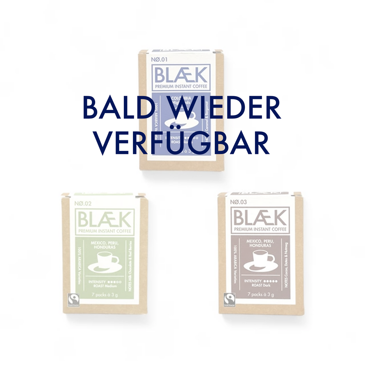 BLÆK Premium Instant Coffee Starter Set Classic