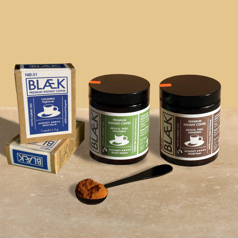 BLÆK Premium Instant Kaffee Mixed Set