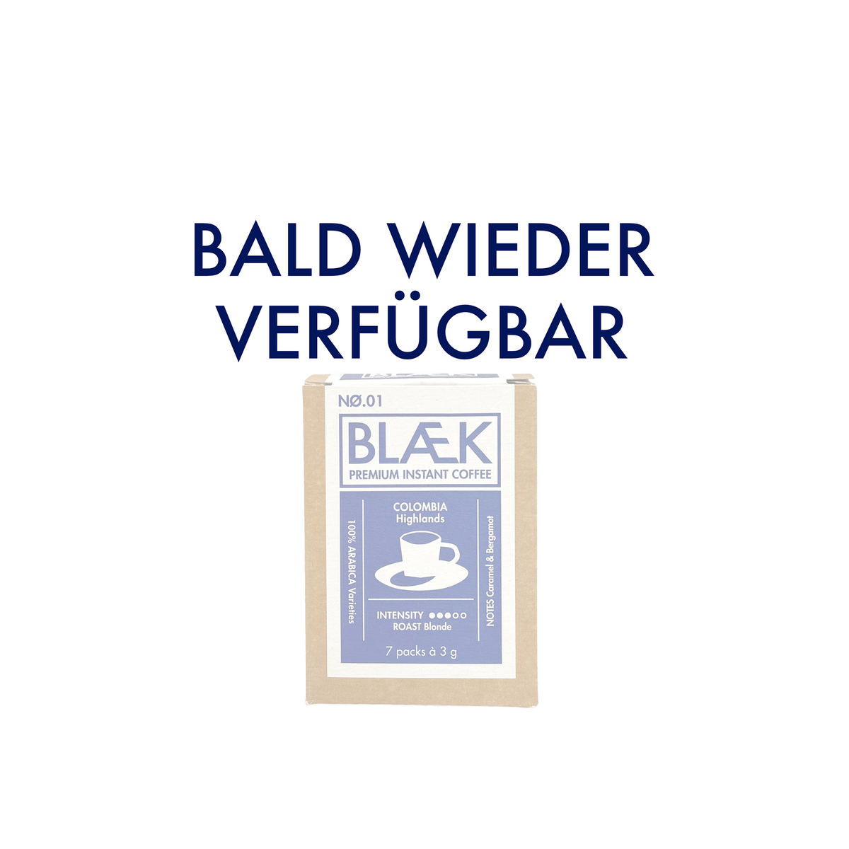 BLÆK Instant Kaffee NØ.1 - Blonde Roast