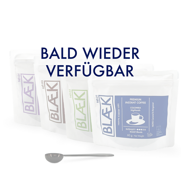 BLÆK Premium Instant Kaffee Starter-Set Classic + Decaf