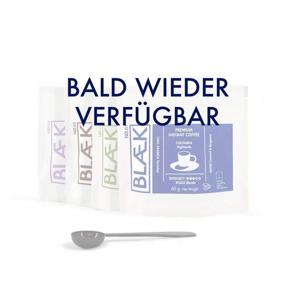BLÆK Premium Instant Kaffee Starter-Set Classic + Decaf